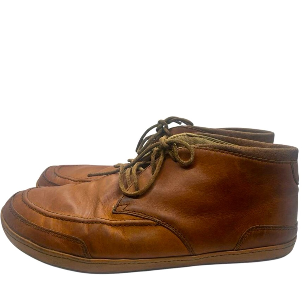 Men’s Olukai Brown Leather Pala Chukka Boot Casual Moc Toe Shoes  Size 12